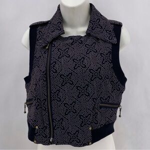 Maddie Moon black & gray vest